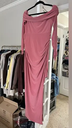 Kaylee Ruched maternity dress NWT Pink Size 8