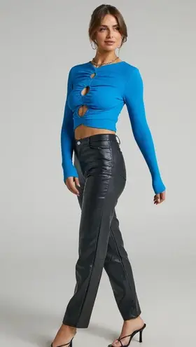 NWT Revolve SNDYS Natty Top in Aqua Blue Size M