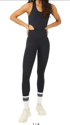 NWOT Free people FP Movement Back It Up Jumpsuit Black