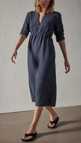 James Perse Empire Seam Open Front Dress