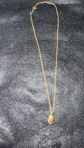 Opal Ruby Gold Toned Necklace