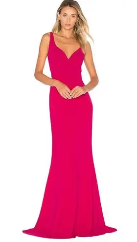 Jill Stuart Jill Dress Sleeveless Full Length Gown Wild Rose Pink Size 6