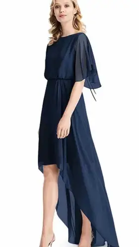 Jenny Packham Flutter Sleeve High Low dress Size 8