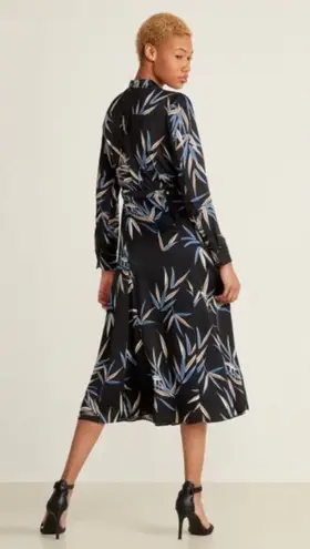 Equipment Printed Long Sleeve Dress, Size 4, Retail $495