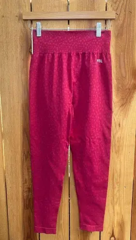 AYBL Evolve Speckle Seamless Leggings Raspberry Size Large