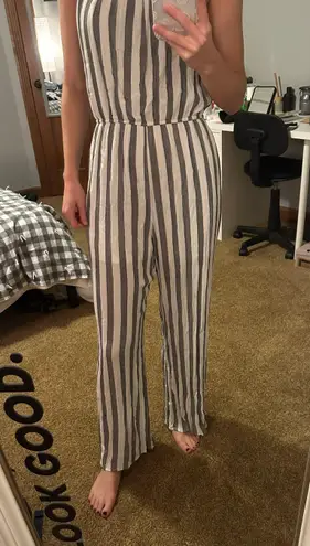 Dry Goods Striped Jumpsuit