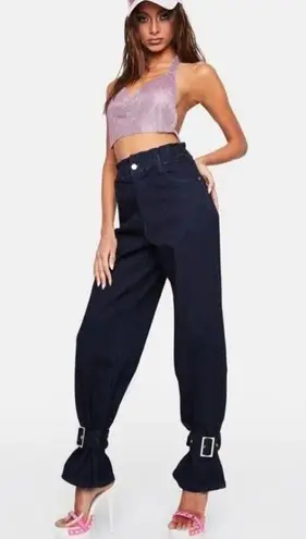 We Wore What Paperbag Straight Ankle Jeans Dark Wash Size 27. NEW