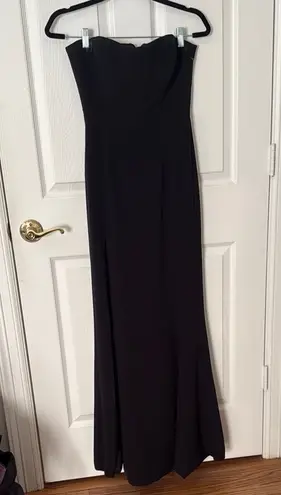 Dress the Population Black Strapless Evening Gown size medium