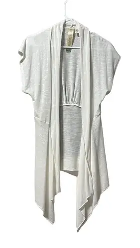 Fresh Brewed Size XL Lightweight Stretchy Summer Top Casual Beach Travel White