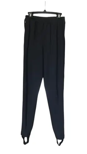 Vintage Bodalia Petite Stirrup Pants Black Sequin Side Leggings Medium Petite Size undefined