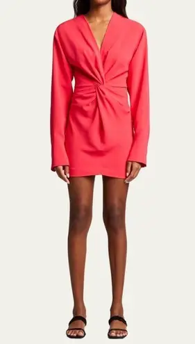 A.L.C. Zoey Twist-Front Mini Dress