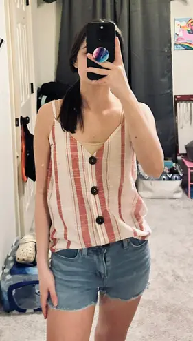 Love j Stripe Tank Top