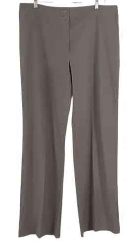 Armani Collezioni Light Gray 100% Wool Wide leg pants Size 12