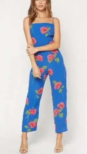 Flynn Skye Rosalie Floral Blue Jumpsuit