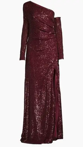 Donna Karan New York Social Occasion Asymmetric Sequined Gown, Size 16 NEW $595