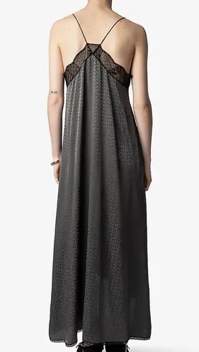 Zadig & Voltaire Risty Monogram-print silk Maxi Dress
