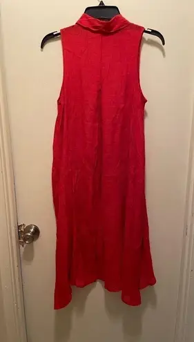 Mile Gabrielle Flowy Red Tank Dress Size Small