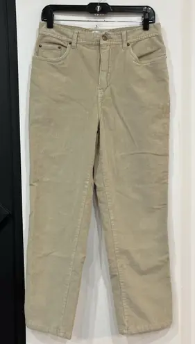 Bill Blass Vintage Women’s Jeanswear Tan Corduroy Pants Size 8 High Rise