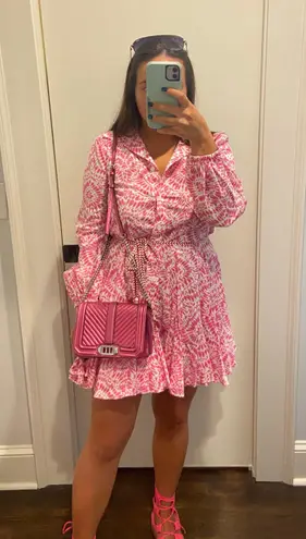 ZARA Pink Floral Dress