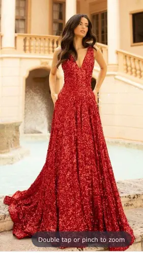 Blue Prom / Pageant Gown Size 6