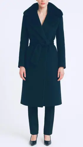 Club Monaco wool blend coat in dark Navy
