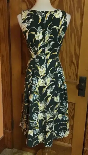 Vintage 50s housewife fit n flare dress Size XS