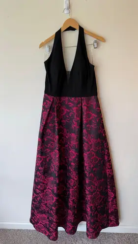 JS Collections Open Back Halter Neck A