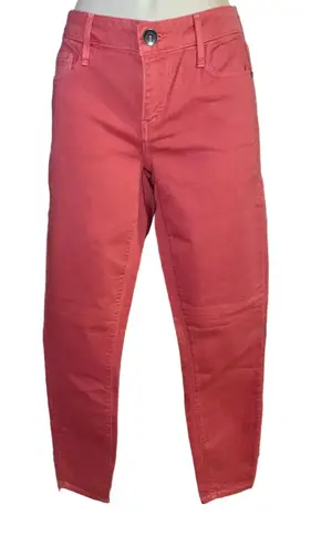 NWT Earnest Sewn Paradise Pink Mid Rise Harlan Skinny Jeans! Size 30/10