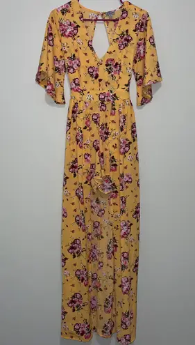 J for Justify -Floral Romper Dress