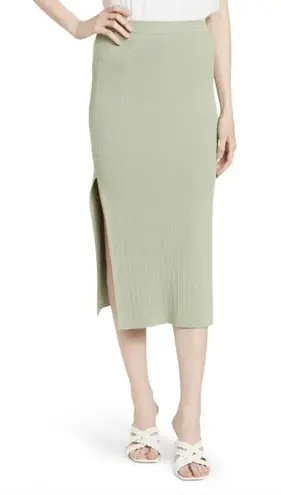 Ramy Brook Traci Midi Sweater Knit Skirt Seafoam Green Size Large