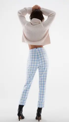 ZARA Gingham High Waist Pants