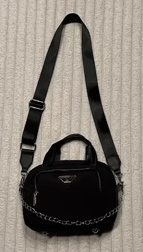 Ellen Tracy mini puffer crossbody tote bag