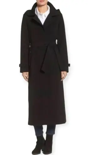 Gallery  Women’s Black Trench Coat, Size 4 Retail $300