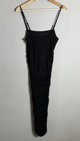 Showpo. Coming For You Mesh Midi Dress Women's 6 Black Formal Cocktail Party