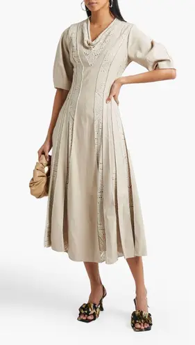 Jonathan Simkhai Fay vegan leather & crochet knit