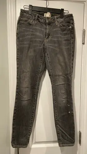 Goodthreads Size 27 Gray Stretch Denim Skinny Jeans Zip Up Five Pocket