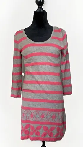 Boden USA Boden Knit Sweater Dress Winter Casual Stripe Cashmere Blend Women's US 6 Midi