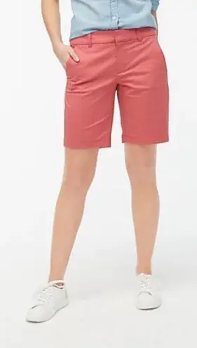 J. Crew Women’s 9" Frankie bermuda chino short Size 14 Pink