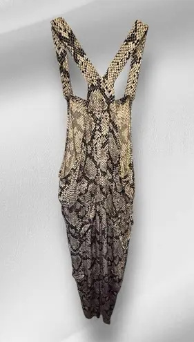 Chaser  Snake Print Overalls nwt - Image 5
