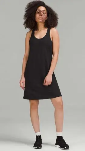 Lululemon  Classic-Fit Cotton-Blend Scoop Dress Size L/XL GUC