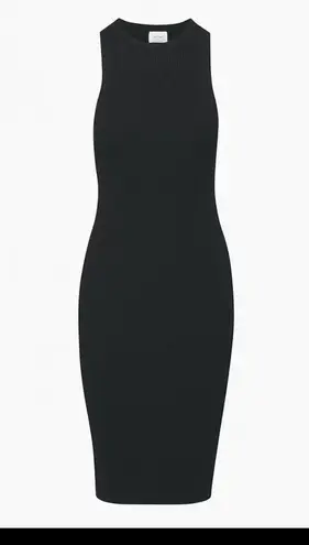 Aritzia Wilfred Moonstruck Dress Midi Black