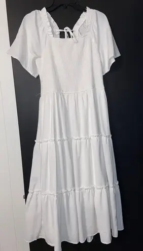 Amazon White Maxi Dress