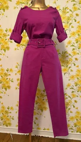 Two piece matching set outfit magenta size M Size M