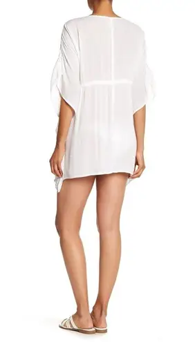 Elan Cover Up with Tie Front, Medium, White, $89