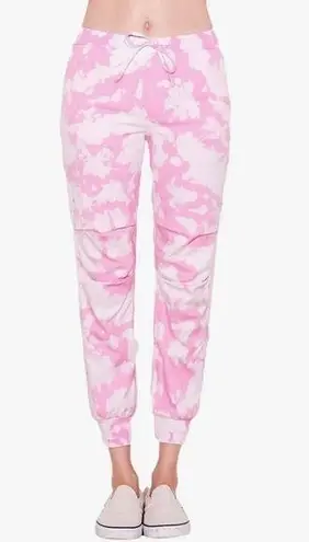 Sundry NWT  Pink Tie Dye Jogger Pants