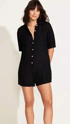 Vitamin A Playa Linen Short Romper Size Large NWOT thumbnail 1