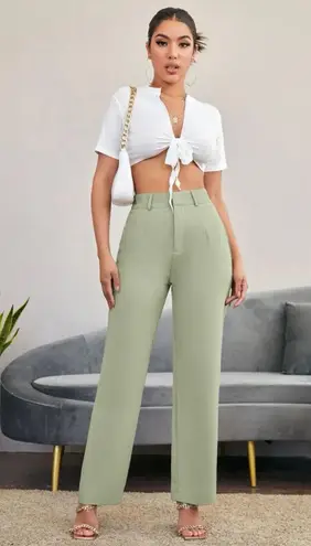 SheIn Sage Green Dress Pants