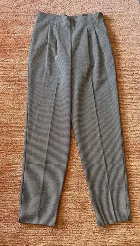 Briggs New York Boxy Pleated Vintage High Rise Women’s Elastic Waist Pants 10