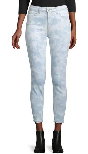 L'Agence Margot Jeans SZ26 NEW Tie-Dye High-Rise Skinny Abyss Denim Stretch NWOT