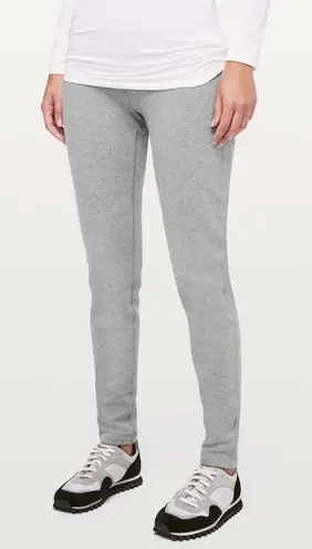 Lululemon Wunder Lounge Pant in Heathered Core Medium Grey Gray Size 4